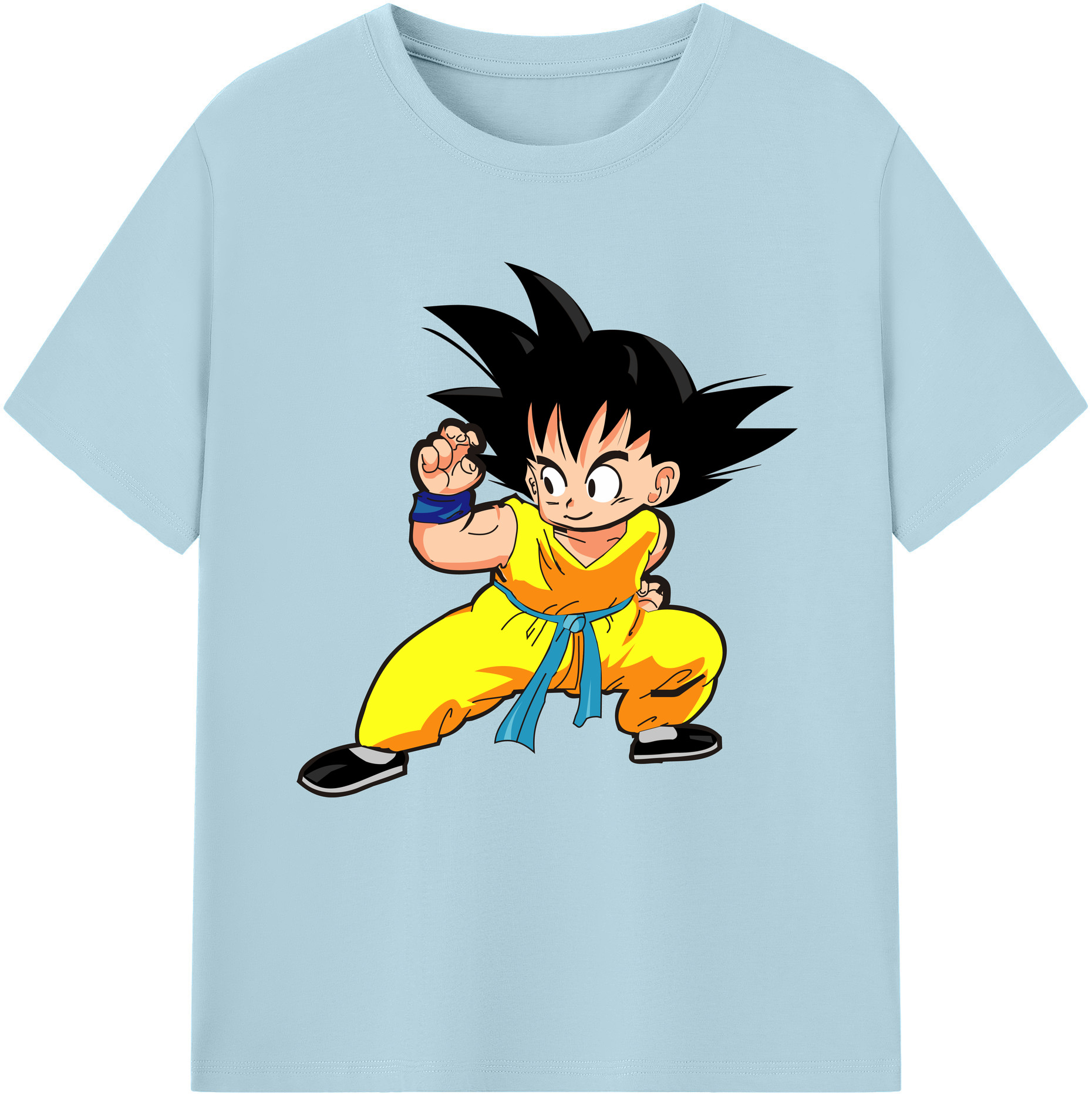 （画像用） ドラゴンボール 孫悟空（そん ごくう）Son Goku カカロット DRAGON BALL Kakarotto 綿100％半袖Tシャツ（フロントプリント）